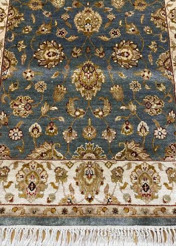 ковер ручной работы Шелковый Индийский ковер ручной работы Agra (Агра) 1.55x0.8 — фото 3