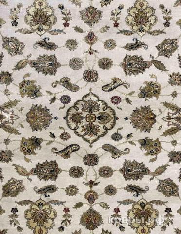 ковер ручной работы Индийский ковер ручной работы из шелка и шерсти 3.07x2.51 — фото 3