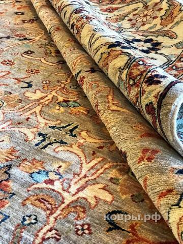 ковер ручной работы Шелковый Афганский ковер ручной работы Bidjar (Биджар) 3.6x2.79 — фото 3