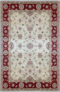 Афганский ковер ручной работы из шелка и шерсти Сhoubi Ziegler (Чуби зиглер) 2.41x1.78