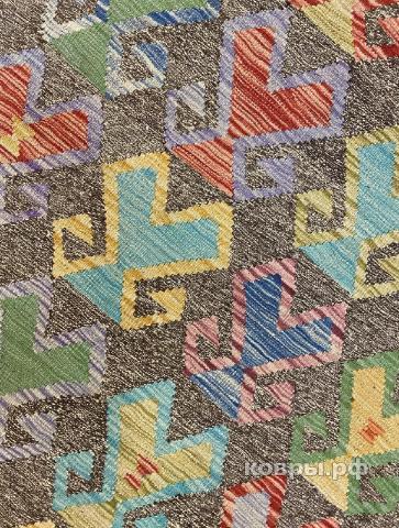 ковер ручной работы Шерстяной Афганский ковер ручной работы Kilim (Килим)  3.5x2.52 — фото 3