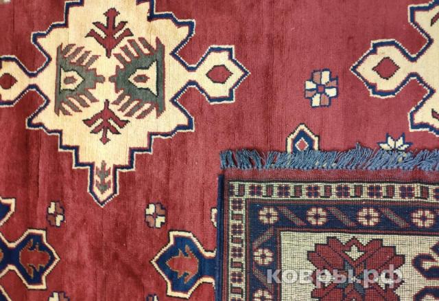 ковер ручной работы Шерстяной Афганский ковер ручной работы Merinos (Меринос) 3.03x2.12 — фото 3