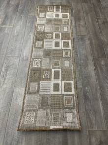 Коврик № 1702,бежевый,размер 0,6 на 1,95 метра