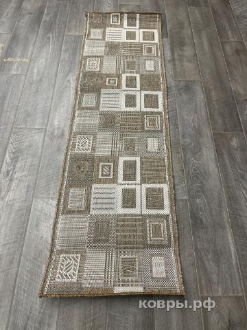 Халява Коврик № 1702,бежевый,размер 0,6 на 1,95 метра