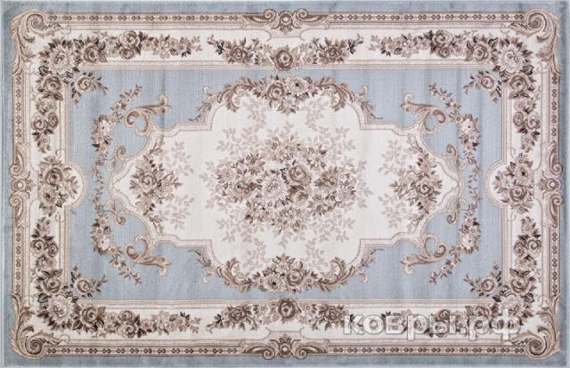 ковер Merinos Valencia Deluxe 4015 l.blue-brown — фото 2