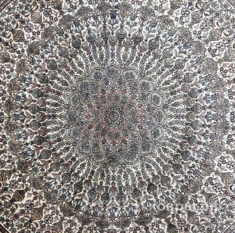 ковер ручной работы Шелковый Китайский ковер ручной работы 2.01x2.01 — фото 5