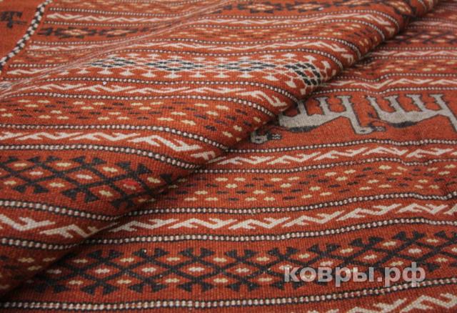 ковер ручной работы Шерстяной Иранский ковер ручной работы Kilim (Килим) 2.4x1.67 — фото 4