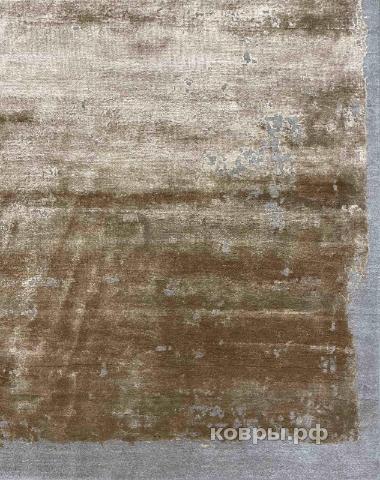 ковер ручной работы Индийский ковер ручной работы из шелка и шерсти 3.76x2.79 — фото 2