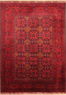 Шелковый Афганский ковер ручной работы Сhoubi Belgique (Чуби бельджик) 1.98x1.48