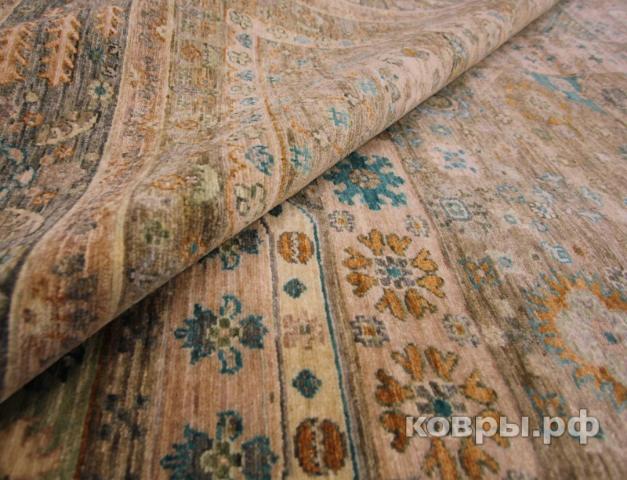 ковер ручной работы Шелковый Афганский ковер ручной работы Mamluk (Мамлук) 4.17x3.02 — фото 2