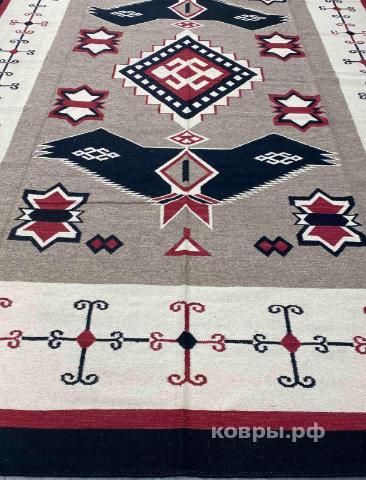 ковер ручной работы Шелковый Афганский ковер ручной работы Kilim (Килим) 4.21x3.08 — фото 2