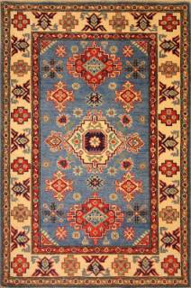 Шерстяной Афганский ковер ручной работы Kazakh (Казах) 1.49x0.97