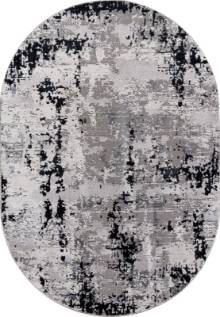 Ковер Ковер PALERMO F282 DARK GRAY Овал Ковер Ковер PALERMO F282 DARK GRAY Овал