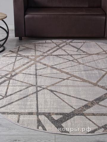 ковер Ковер MERINOS LIMAN F478 GRAY-BEIGE Овал — фото 5