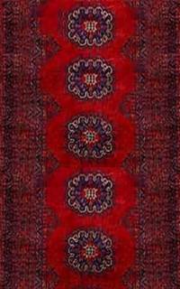 Гладкий ковер ручной работы Чуби 0.87x2.09м