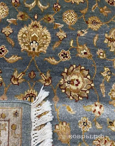 ковер ручной работы Шелковый Индийский ковер ручной работы Agra (Агра) 1.55x0.8 — фото 4