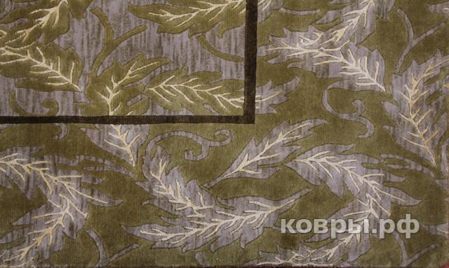 ковер ручной работы Индийский ковер ручной работы из шелка и шерсти 2.44x3.05 — фото 5