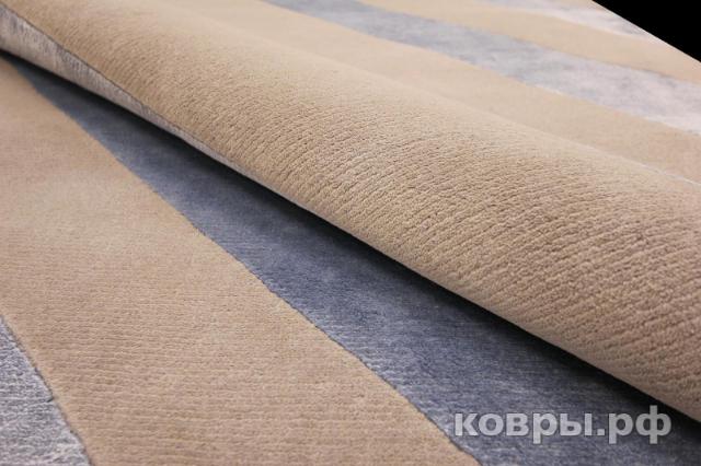 ковер ручной работы Индийский ковер ручной работы из шелка и шерсти 3.49x2.55 — фото 5