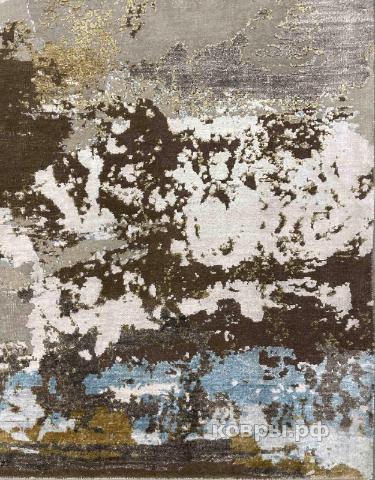 ковер ручной работы Индийский ковер ручной работы из шелка и шерсти 3.64x2.75 — фото 2