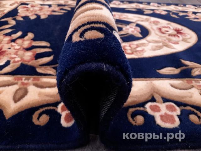 ковер QINGHAI TIBETAN SHEEP CARPETS WOOLEN MACHINE-MADE CARPETS QJ0359MC navy — фото 6