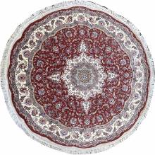 Иранский ковер ручной работы из шелка и шерсти Tabriz (Табриз)  2.03x2.03