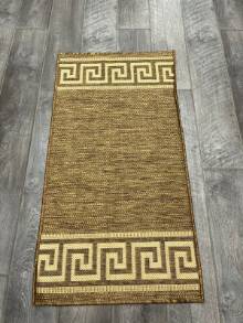 Коврик № 721,светло-коричневый,размер 0,6 на 1,2 метра