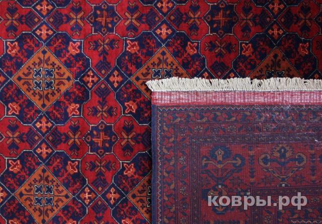 ковер ручной работы Шелковый Афганский ковер ручной работы Сhoubi Belgique (Чуби бельджик) 1.98x1.48 — фото 2