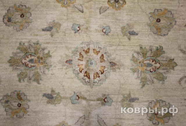 ковер ручной работы Шелковый Афганский ковер ручной работы Сhoubi (Чуби) 5.4x3.58 — фото 3