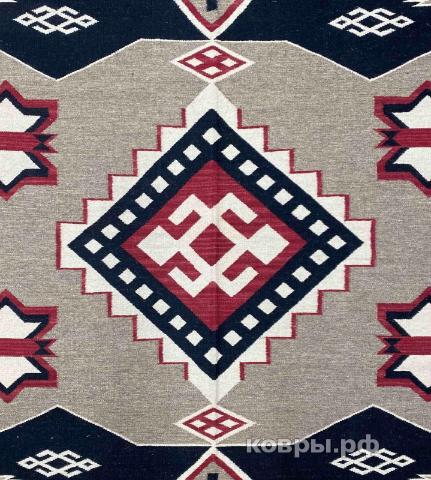 ковер ручной работы Шелковый Афганский ковер ручной работы Kilim (Килим) 4.21x3.08 — фото 3