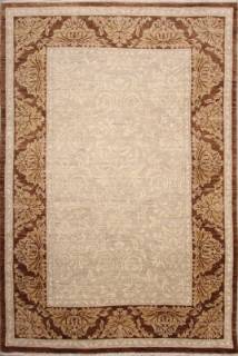 Афганский ковер ручной работы из шелка и шерсти Сhoubi (Чуби) 1.82x1.25