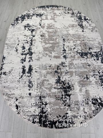 ковер Ковер MERINOS PALERMO F282 DARK GRAY Овал — фото 2