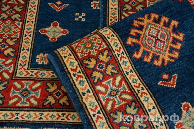 ковер ручной работы Пакистанский ковер ручной работы Казах 1.02x1.48м — фото 11