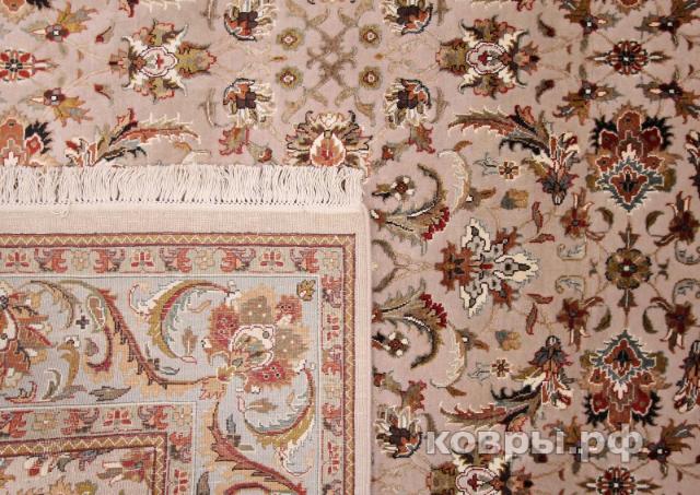 ковер ручной работы Индийский ковер ручной работы из шелка и шерсти Rajkumar (Ражкумар) 2.47x1.62 — фото 2