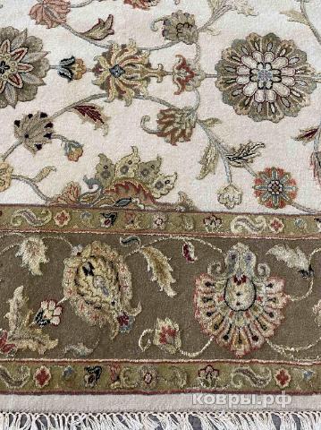 ковер ручной работы Индийский ковер ручной работы из шелка и шерсти Agra (Агра) 2x3 — фото 2