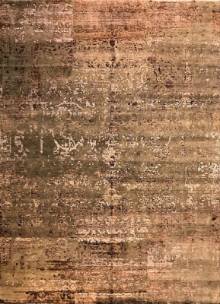 Индийский ковер ручной работы из шелка и шерсти 4.22x3.03