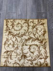 Коврик № 1201,бежевый,размер 0,8 на 0,8 метра