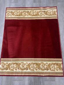 Коврик № 1742,бордовый,размер 1,5 на 1,2 метра