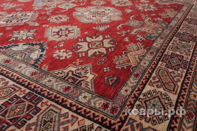 ковер ручной работы Пакистанский ковер ручной работы Казах 1.86x2.74 — фото 11