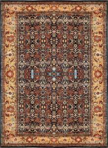 Шелковый Афганский ковер ручной работы Bidjar (Биджар) 5.2x3.69