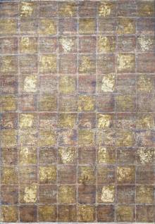 Шелковый Афганский ковер ручной работы 4.34x3