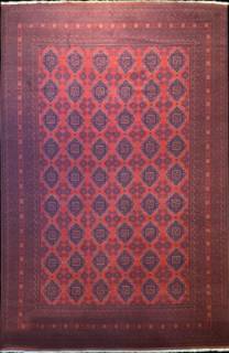 Шелковый Афганский ковер ручной работы Beljik (Белджик) 5.82x4