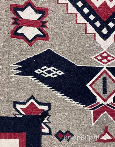 ковер ручной работы Шелковый Афганский ковер ручной работы Kilim (Килим) 4.21x3.08 — фото 4