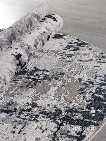 ковер Ковер MERINOS PALERMO F282 DARK GRAY Овал — фото 3