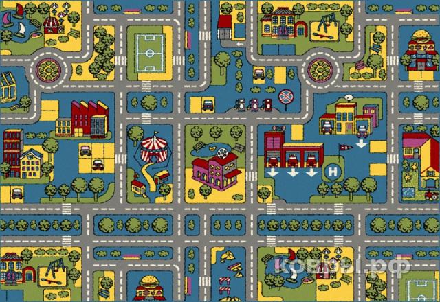 ковер Ковер MERINOS ORION C024 BLUE-GRAY