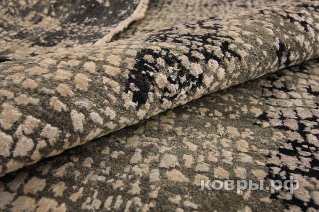 ковер ручной работы Индийский ковер ручной работы из шелка и шерсти 3x2.35 — фото 2