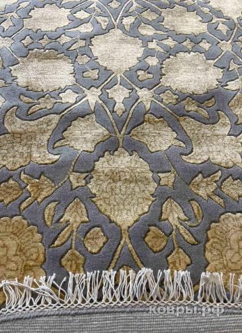 ковер ручной работы Индийский ковер ручной работы из шелка и шерсти Rajkumar (Ражкумар) 4x4 — фото 5