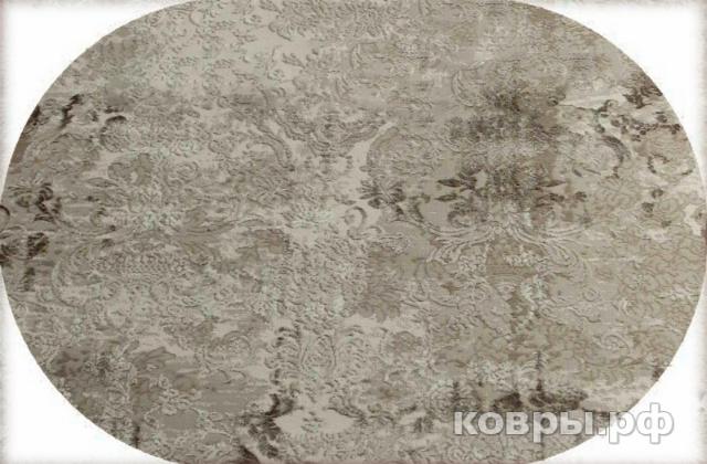 ковер KARMEN HALI ARMINA 03708A BROWN / BROWN Овал