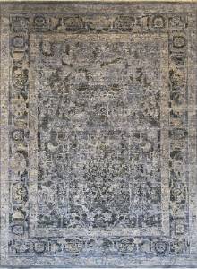 Шерстяной Индийский ковер ручной работы 3.17x2.43