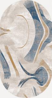 Ковер NENSI GL059E BROWN / BROWN Овал