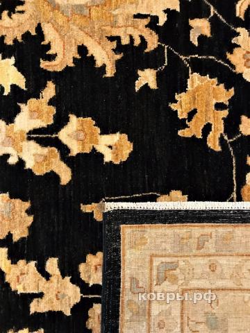 ковер ручной работы Шелковый Афганский ковер ручной работы Сhoubi Ziegler (Чуби зиглер) 4.02x2.91 — фото 2